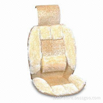 Car Cushion with Embroidered Logo, Made of Artificial Wool